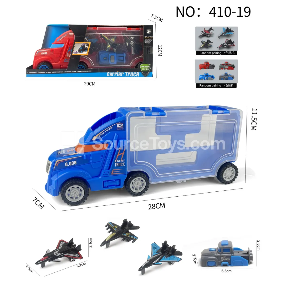 Storage Truck with 3 Planes and 1 Launcher Storage Truck with 3 Planes and 1 Launcher