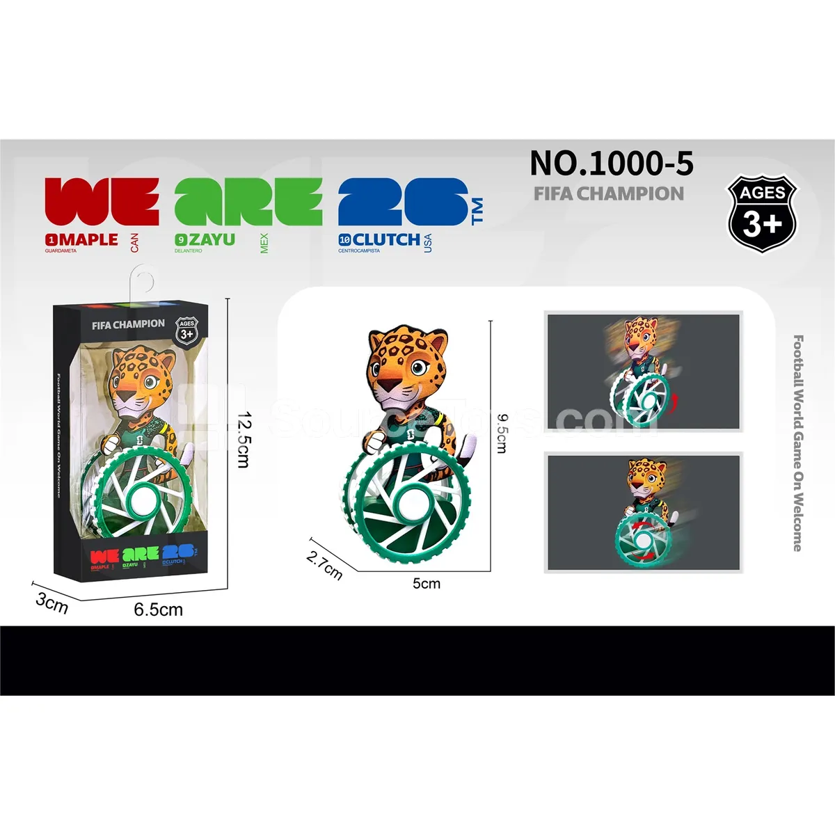 World Cup Mascot Roly-Poly Toy World Cup Mascot Roly-Poly Toy