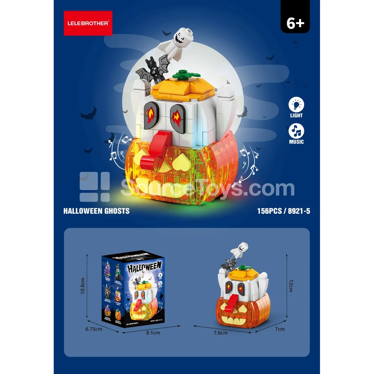 Halloween Ghost Sound & Light 139PCS Halloween Ghost Sound & Light 139PCS