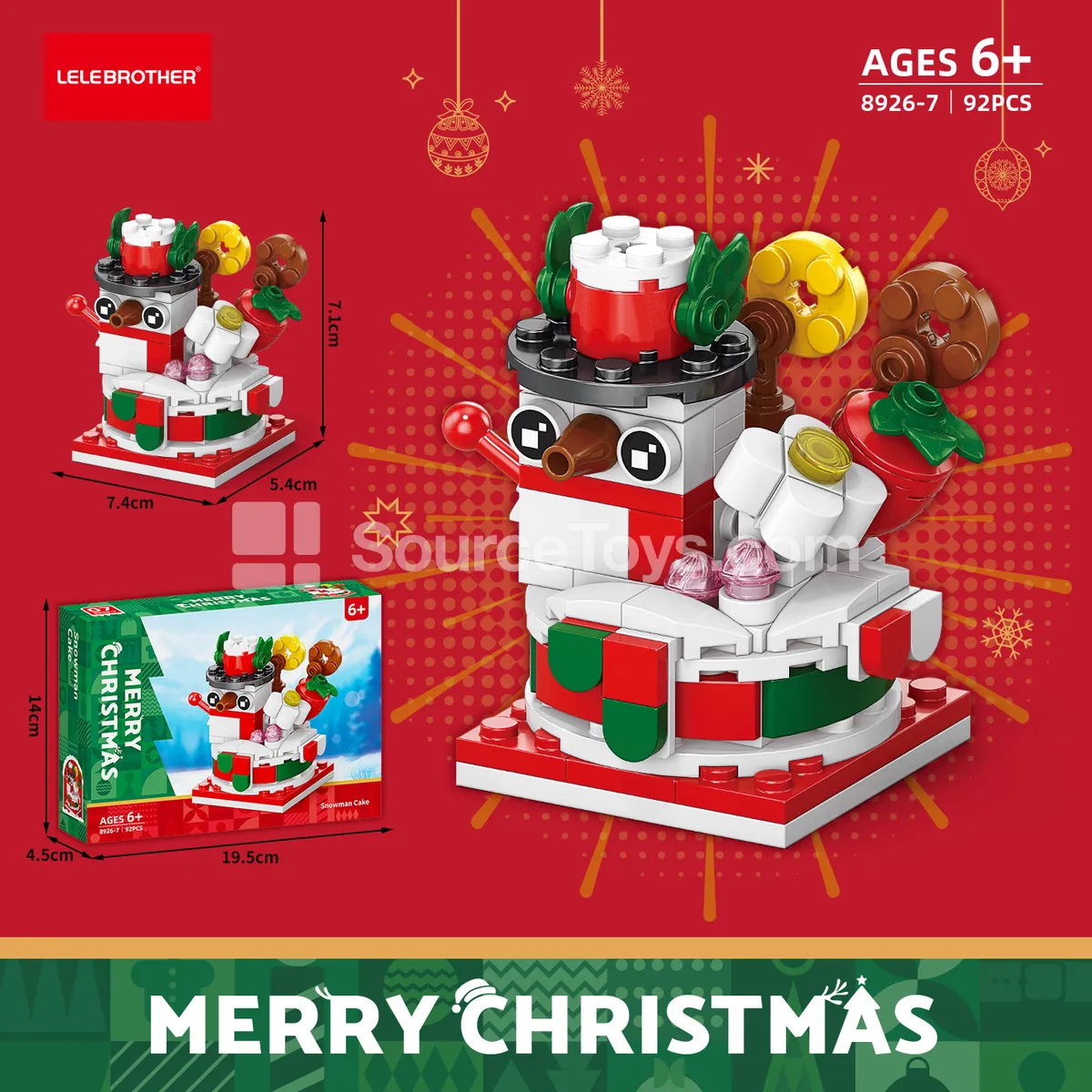 Snowman Cake Set 92PCS Snowman Cake Set 92PCS