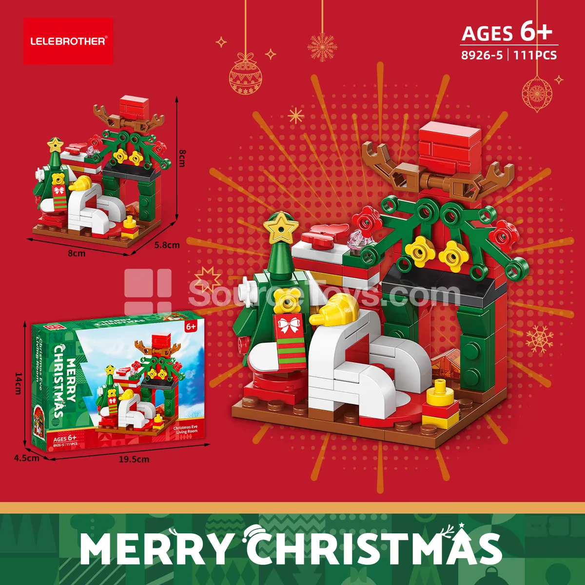Christmas Night Living Room Set 111 PCS Christmas Night Living Room Set 111 PCS