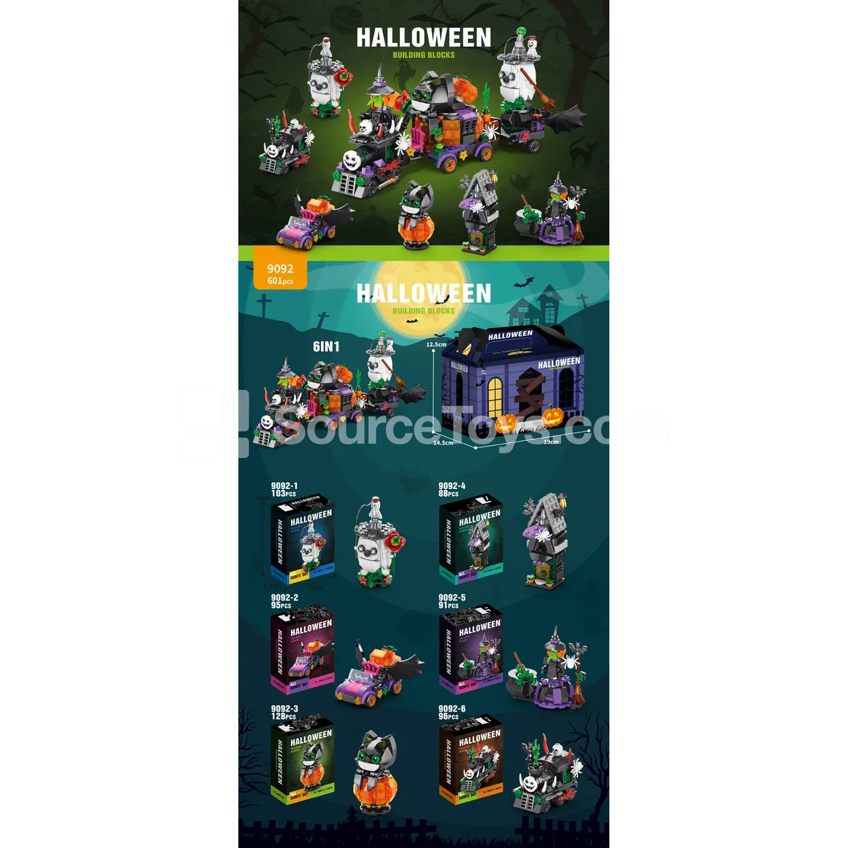 Halloween 6-in-1 Train Set Halloween 6-in-1 Train Set