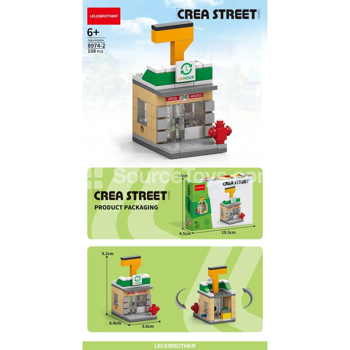 Convenience Store Playset 108 Pcs