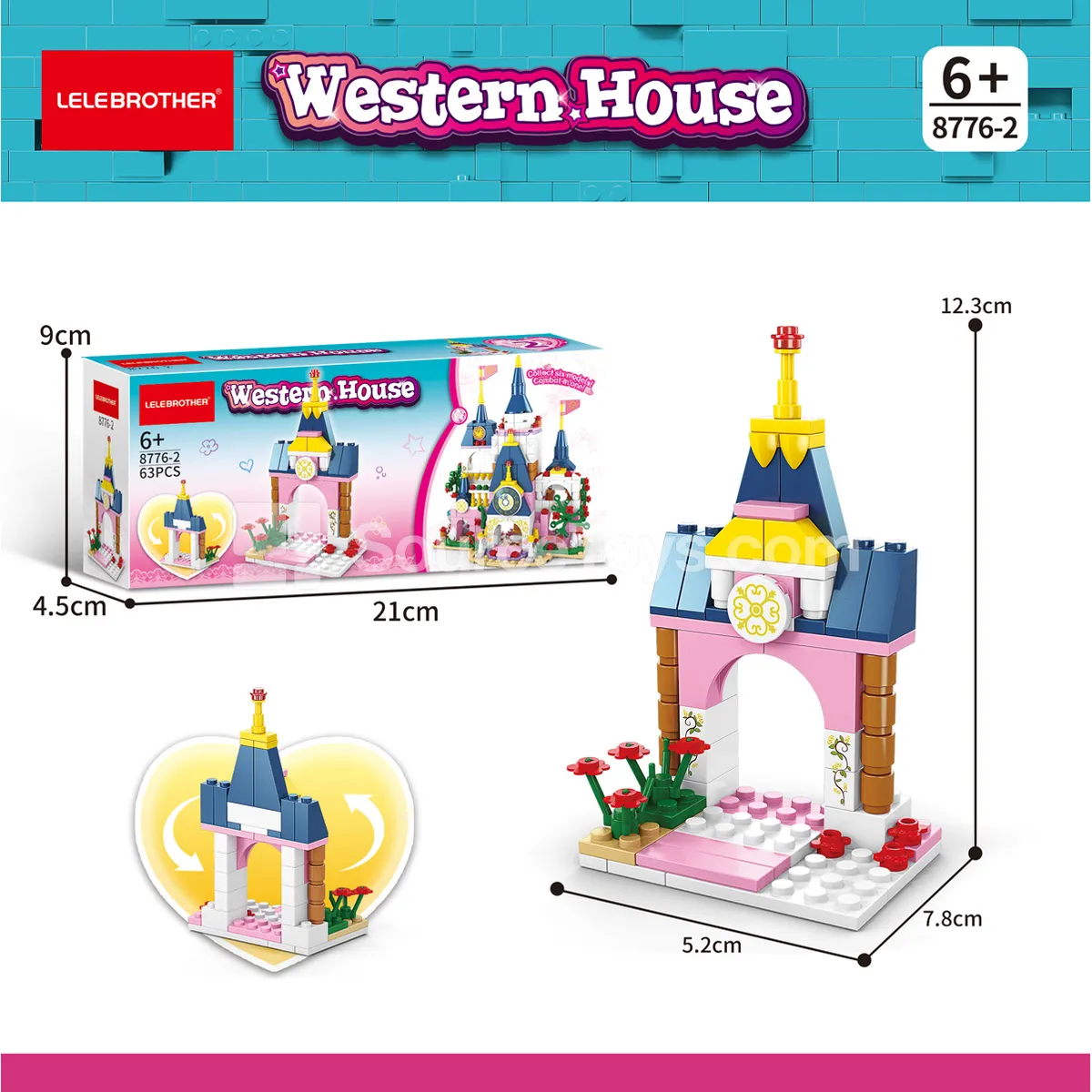 Observation Tower 63PCS Building Blocks Set Observation Tower 63PCS Building Blocks Set