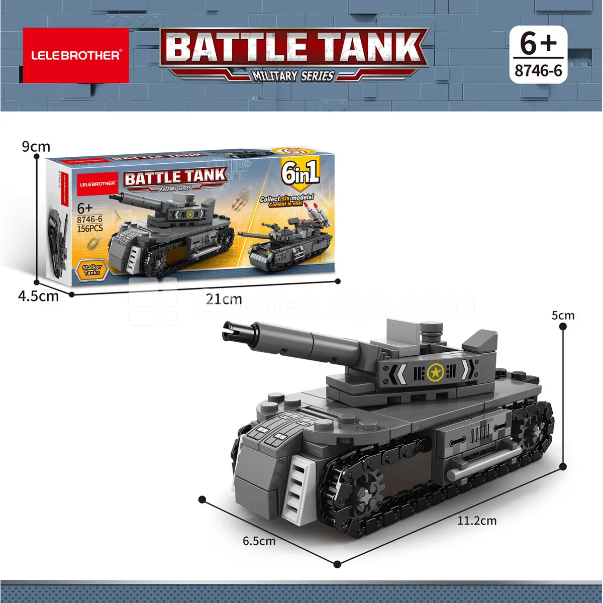 Hunter Tank Building Blocks 156pcs Hunter Tank Building Blocks 156pcs