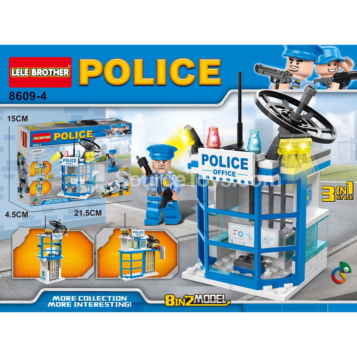 Police Command Station 114pcs Police Command Station 114pcs