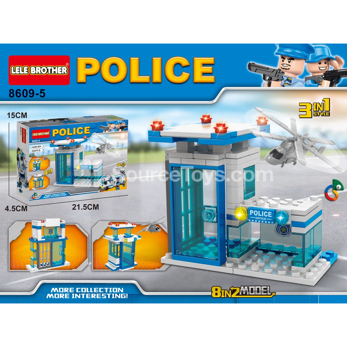 Police Air Defense Unit 89pcs Building Set Police Air Defense Unit 89pcs Building Set