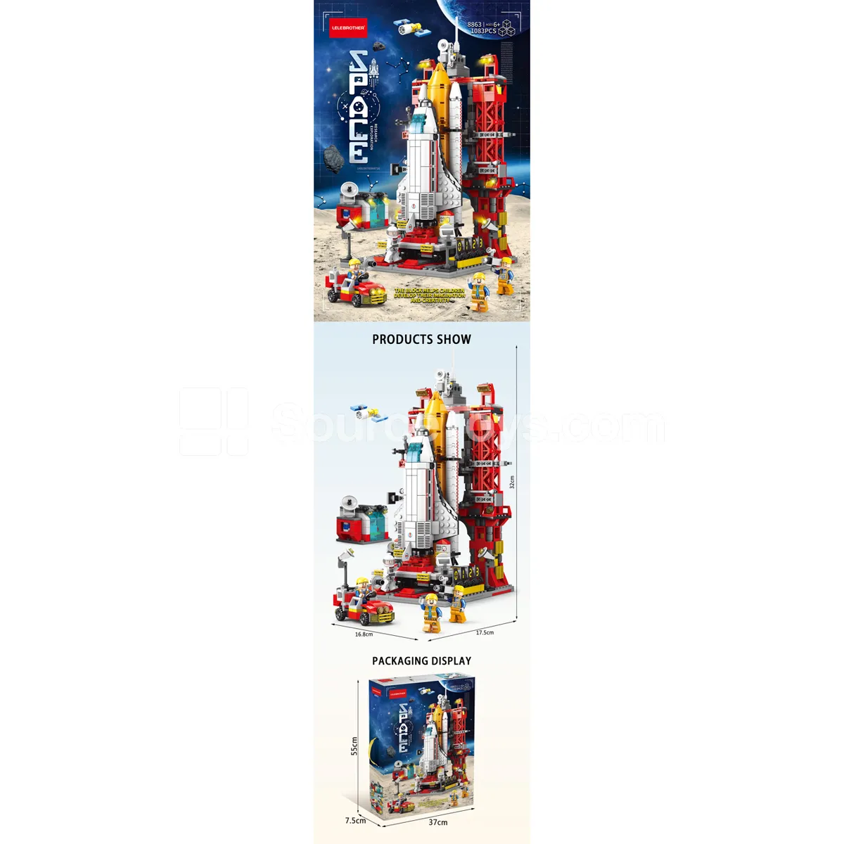Space Shuttle 1059-Piece Building Blocks Space Shuttle 1059-Piece Building Blocks