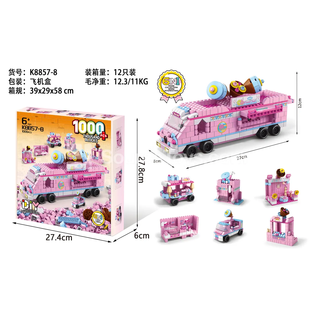 Dessert Cart 1000pcs