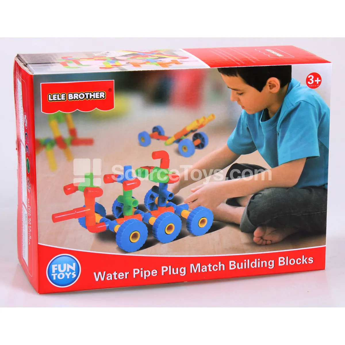 Water Pipe Building Blocks Color Box Assorted Colors 300g (approx. 35 pcs) Water Pipe Building Blocks Color Box Assorted Colors 300g (approx. 35 pcs)