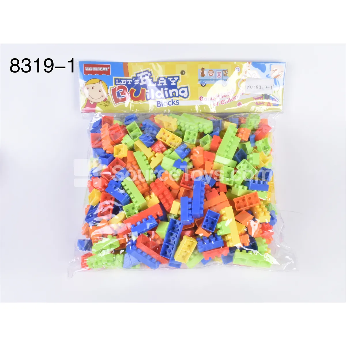High-frequency New Card Head Bag Building Blocks Assorted Colors 405g (approx. 320 pcs) High-frequency New Card Head Bag Building Blocks Assorted Colors 405g (approx. 320 pcs)