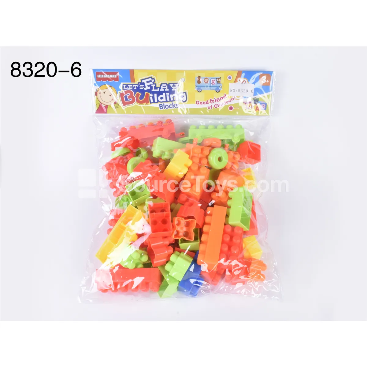 New Style Head Bag Building Blocks Assorted Colors 305g 40-50PCS New Style Head Bag Building Blocks Assorted Colors 305g 40-50PCS