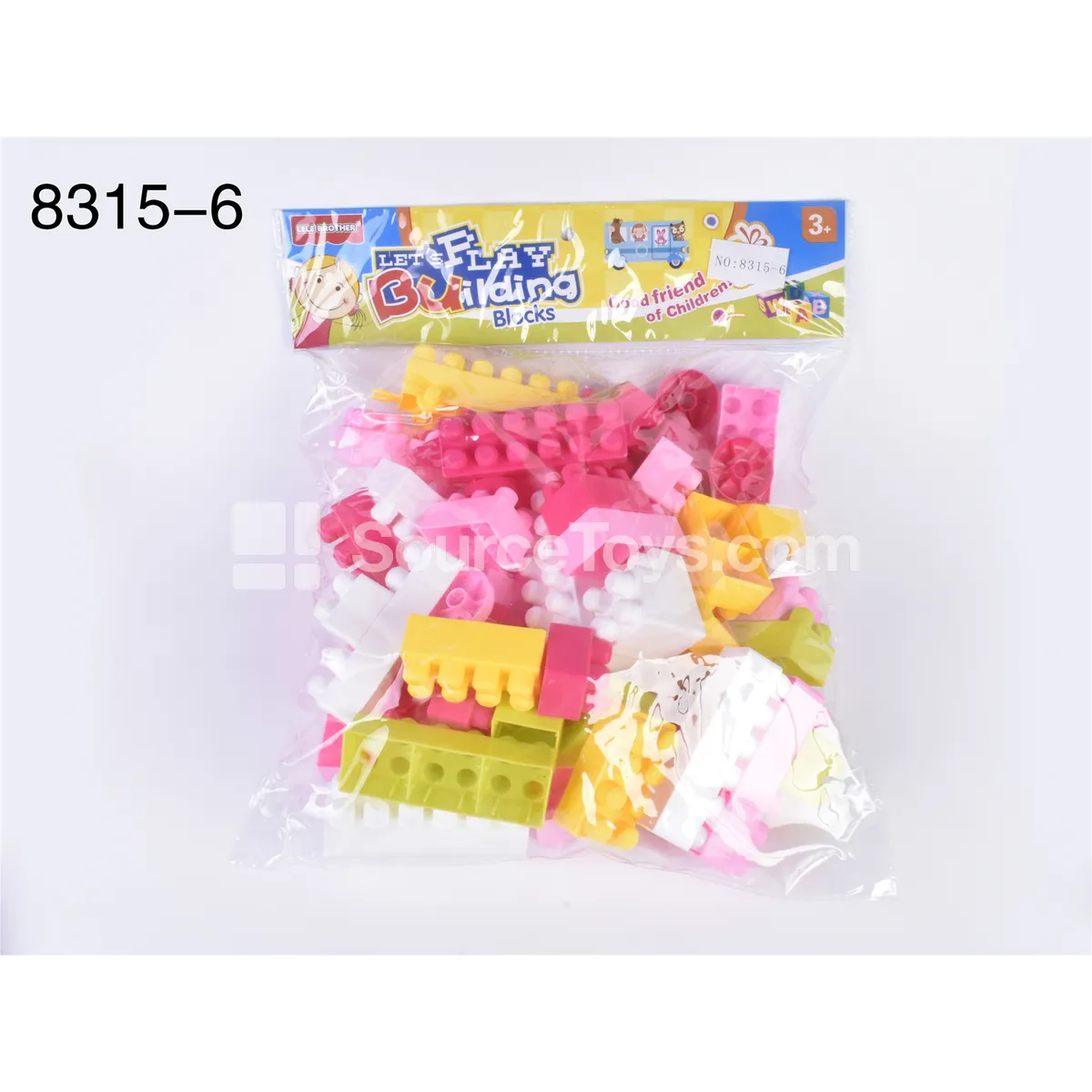 Girls' Series High-Frequency New Card Head Bag Building Blocks Assorted Colors by Weight 305g (Approx. 40-50 PCS) Girls' Series High-Frequency New Card Head Bag Building Blocks Assorted Colors by Weight 305g (Approx. 40-50 PCS)