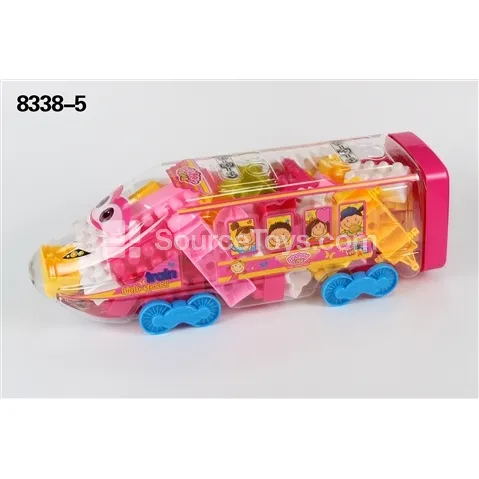 Girls Series High-Speed Train Building Blocks Girls Series High-Speed Train Building Blocks