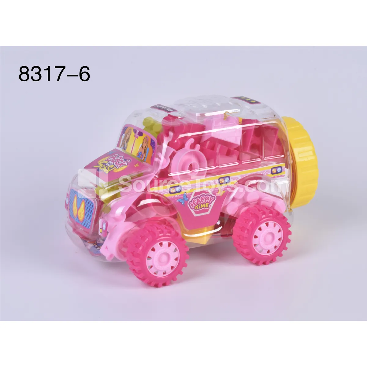Mini School Bus Building Blocks for Girls, Assorted Colors, 60g (Approx. 30 PCS) Mini School Bus Building Blocks for Girls, Assorted Colors, 60g (Approx. 30 PCS)