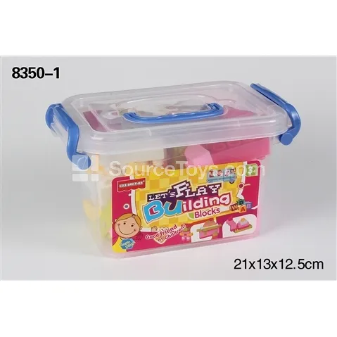 No.1 Building Block Storage Box, Assorted Colors, 150g (Approx. 30 PCS) No.1 Building Block Storage Box, Assorted Colors, 150g (Approx. 30 PCS)