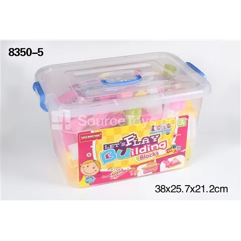 Building Block Storage Box Assorted Colors, 1150g, Approx. 200pcs Building Block Storage Box Assorted Colors, 1150g, Approx. 200pcs