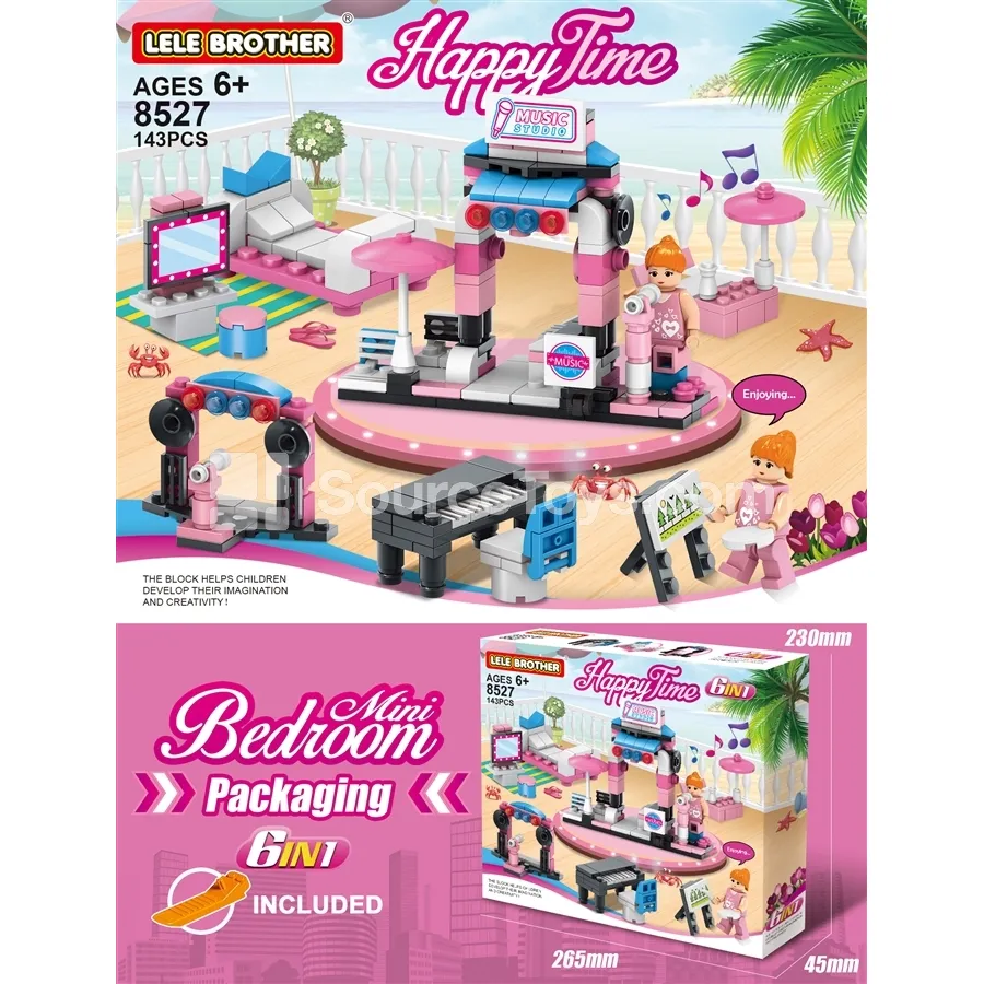 6-in-1 143-Piece Building Blocks Set 6-in-1 143-Piece Building Blocks Set