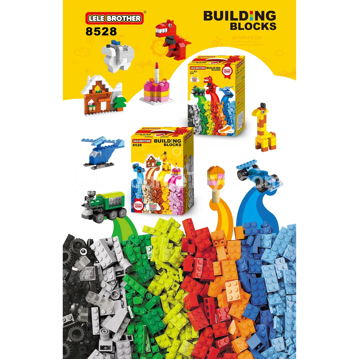 Creative Building Blocks Set 1000PCS Creative Building Blocks Set 1000PCS