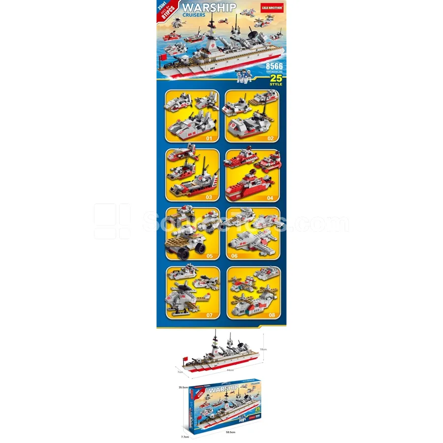 Ocean Cruiser Building Blocks 25 Styles 811 Pcs Ocean Cruiser Building Blocks 25 Styles 811 Pcs