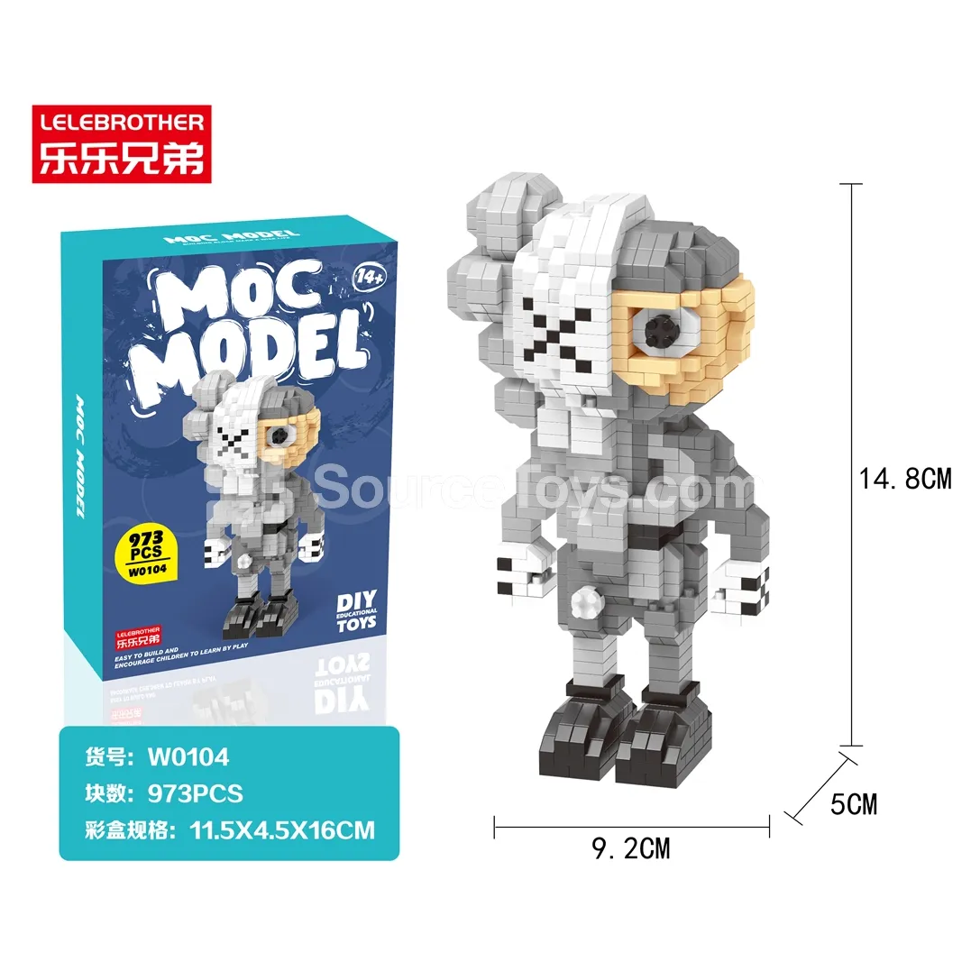 Gray Anatomy Model Building Blocks 973PCS Gray Anatomy Model Building Blocks 973PCS