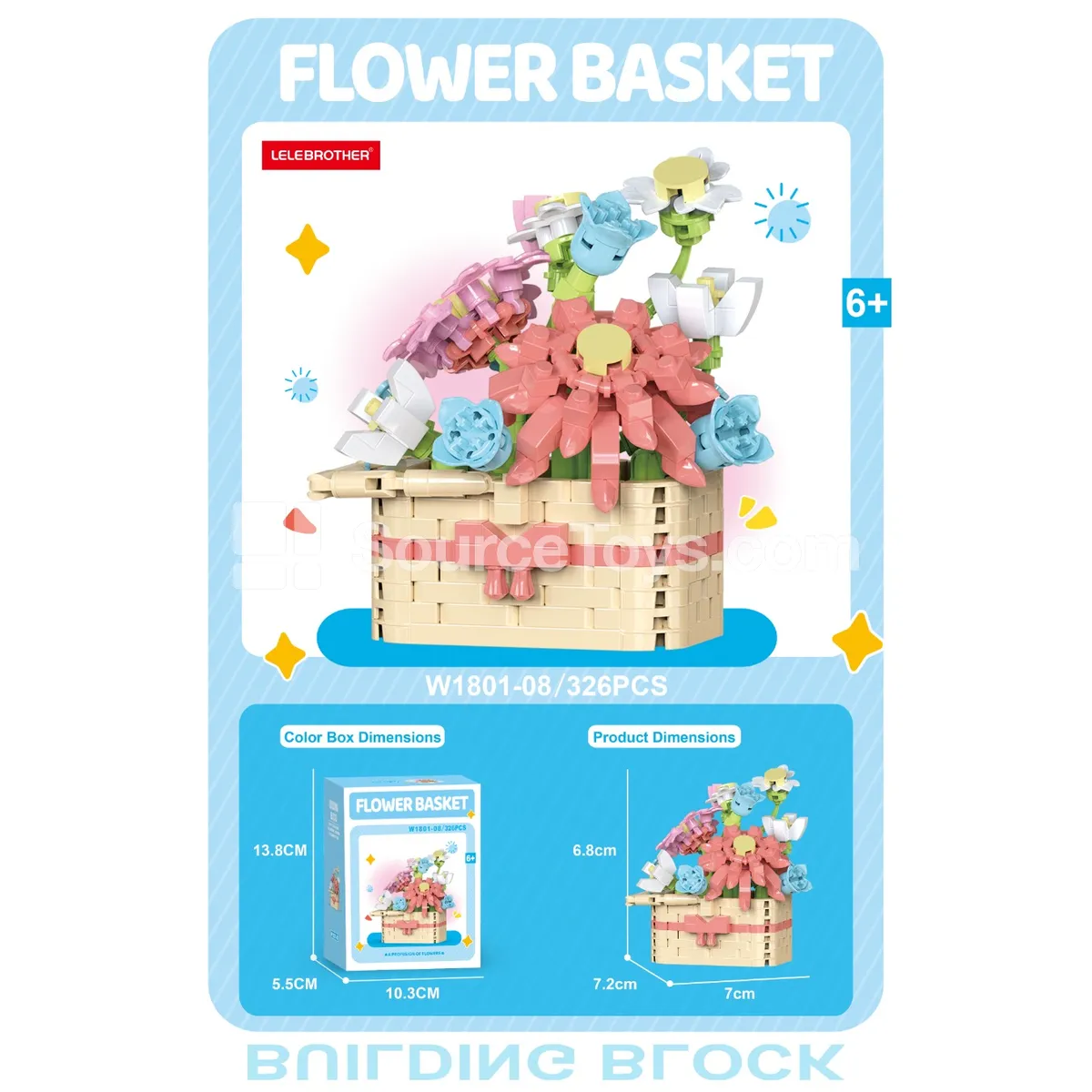 326PCS Floral Fantasy Building Blocks Set 326PCS Floral Fantasy Building Blocks Set