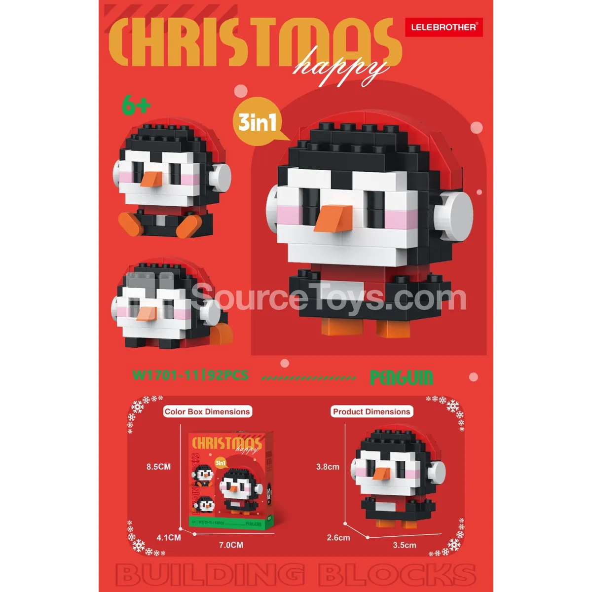 Penguin 92PCS Building Blocks Set Penguin 92PCS Building Blocks Set