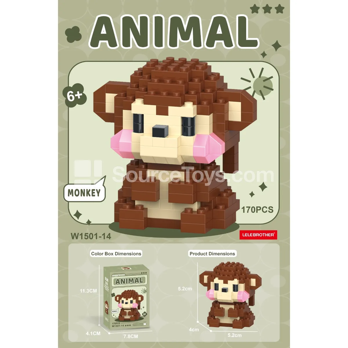 Silly Monkey 170pcs Vinyl Figure Set Silly Monkey 170pcs Vinyl Figure Set