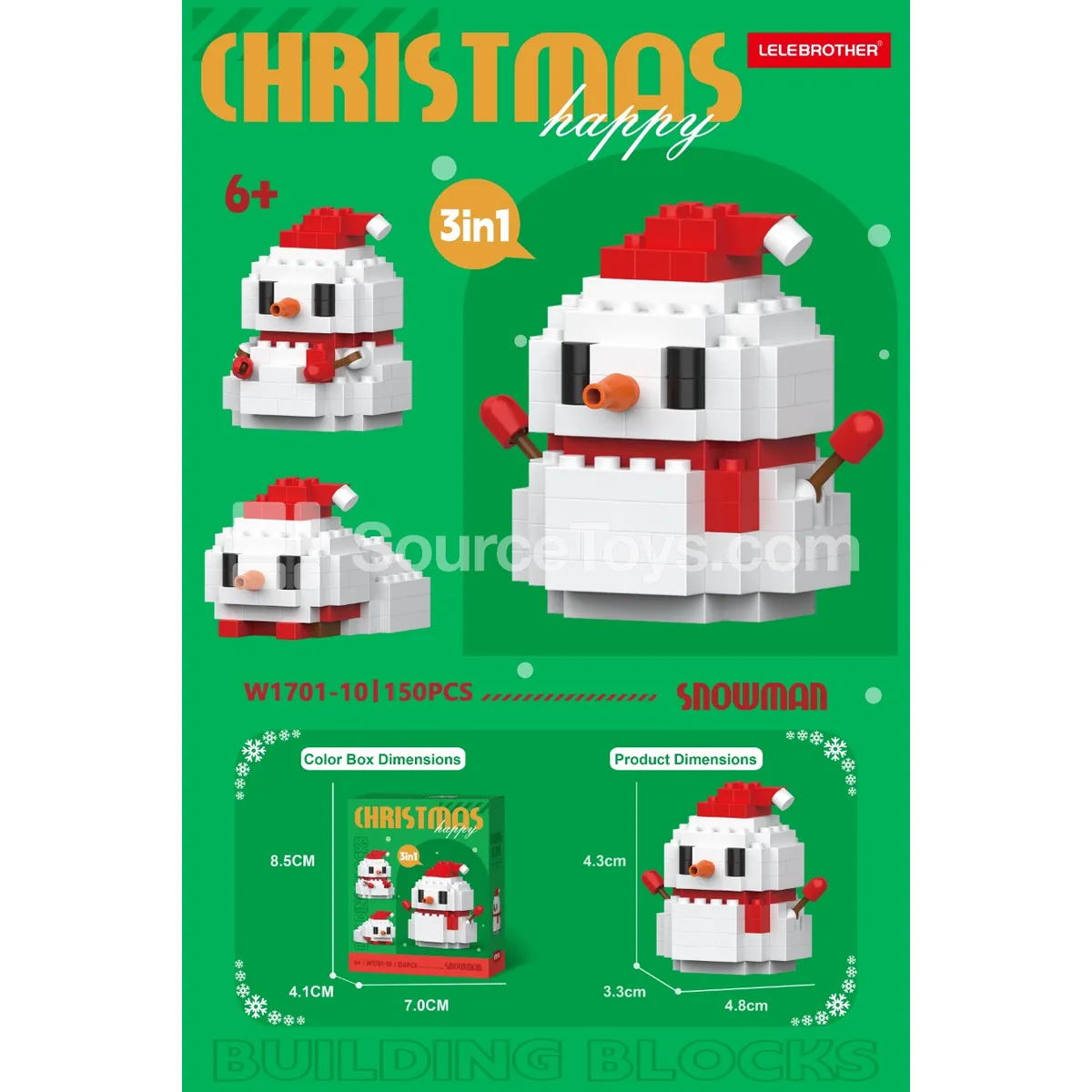 Snowman 150 PCS Snowman 150 PCS