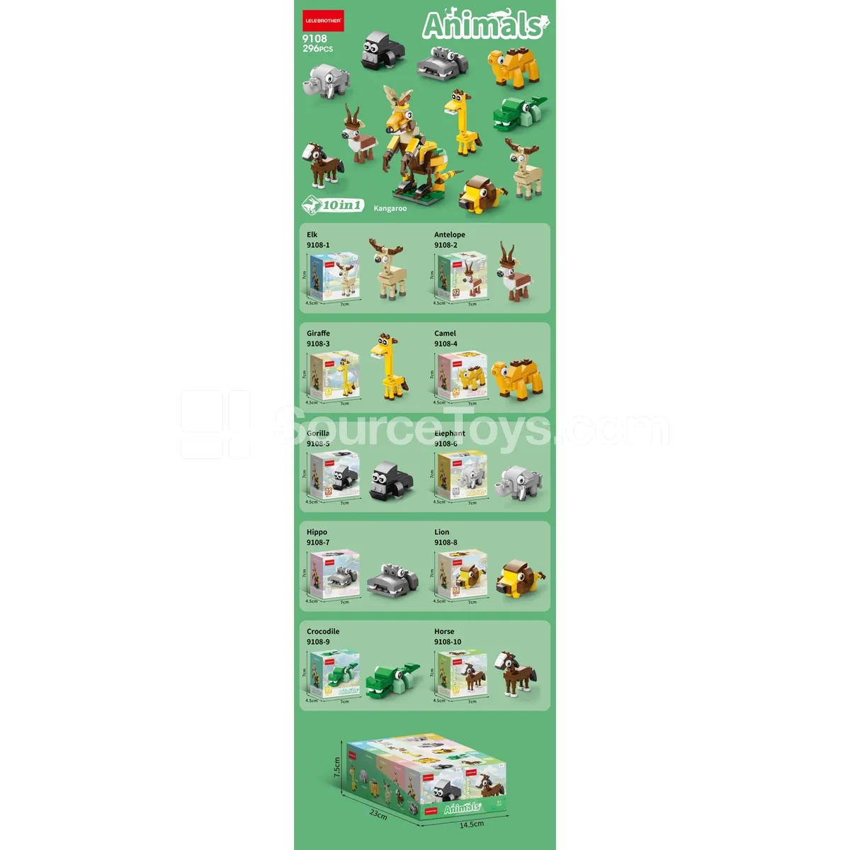 Adorable Animal Building Blocks 296PCS Adorable Animal Building Blocks 296PCS