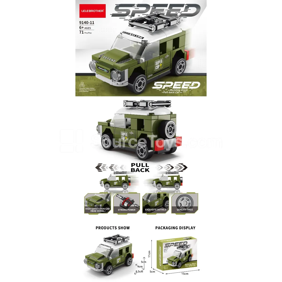 4-Slot Friction-Powered Car Set 71PCS 4-Slot Friction-Powered Car Set 71PCS