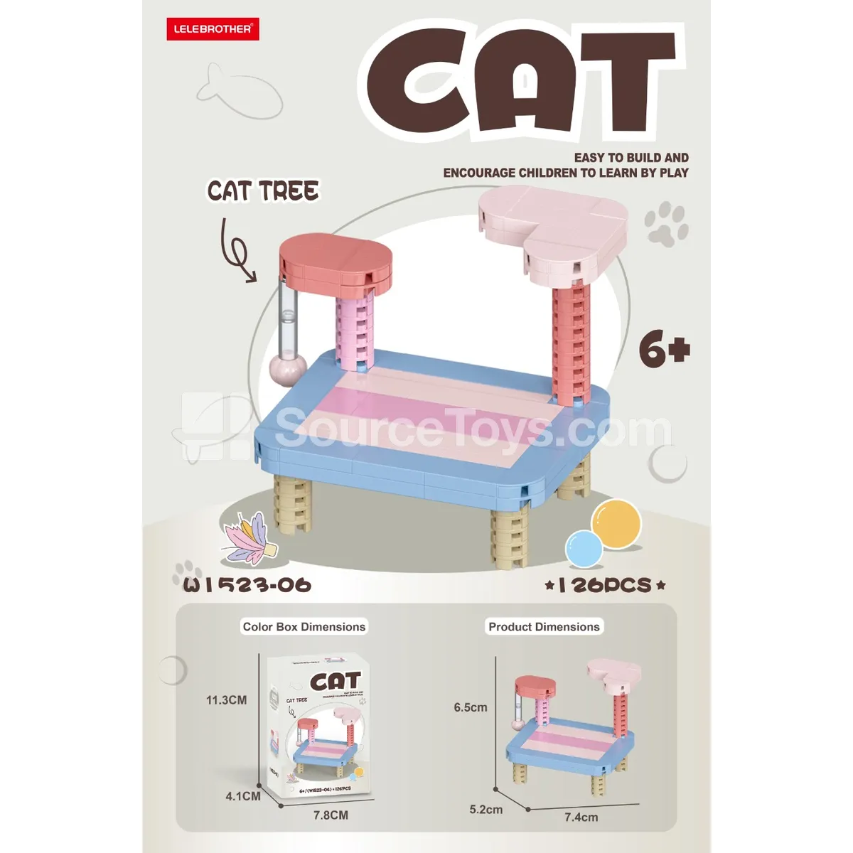 Cat Tree 126PCS Cat Tree 126PCS
