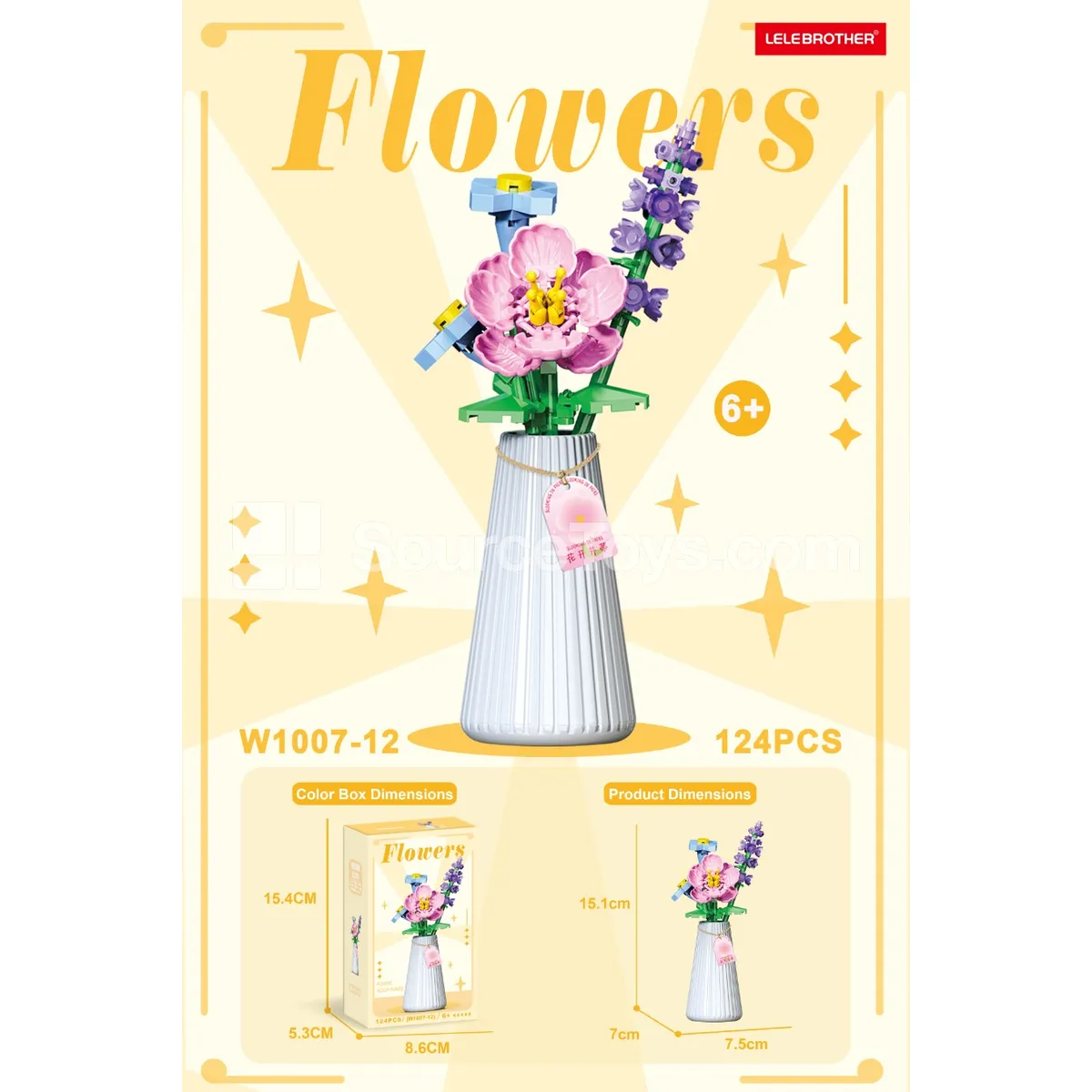 Blossoming Love 124PCS Building Blocks Set Blossoming Love 124PCS Building Blocks Set