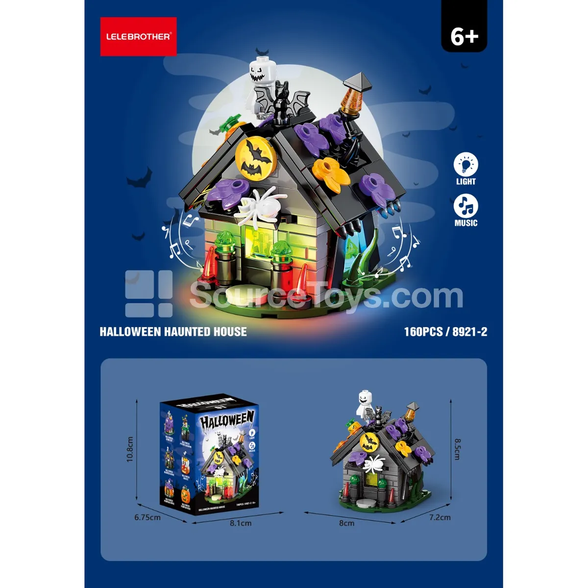 Halloween Haunted House Sound & Light 160 PCS