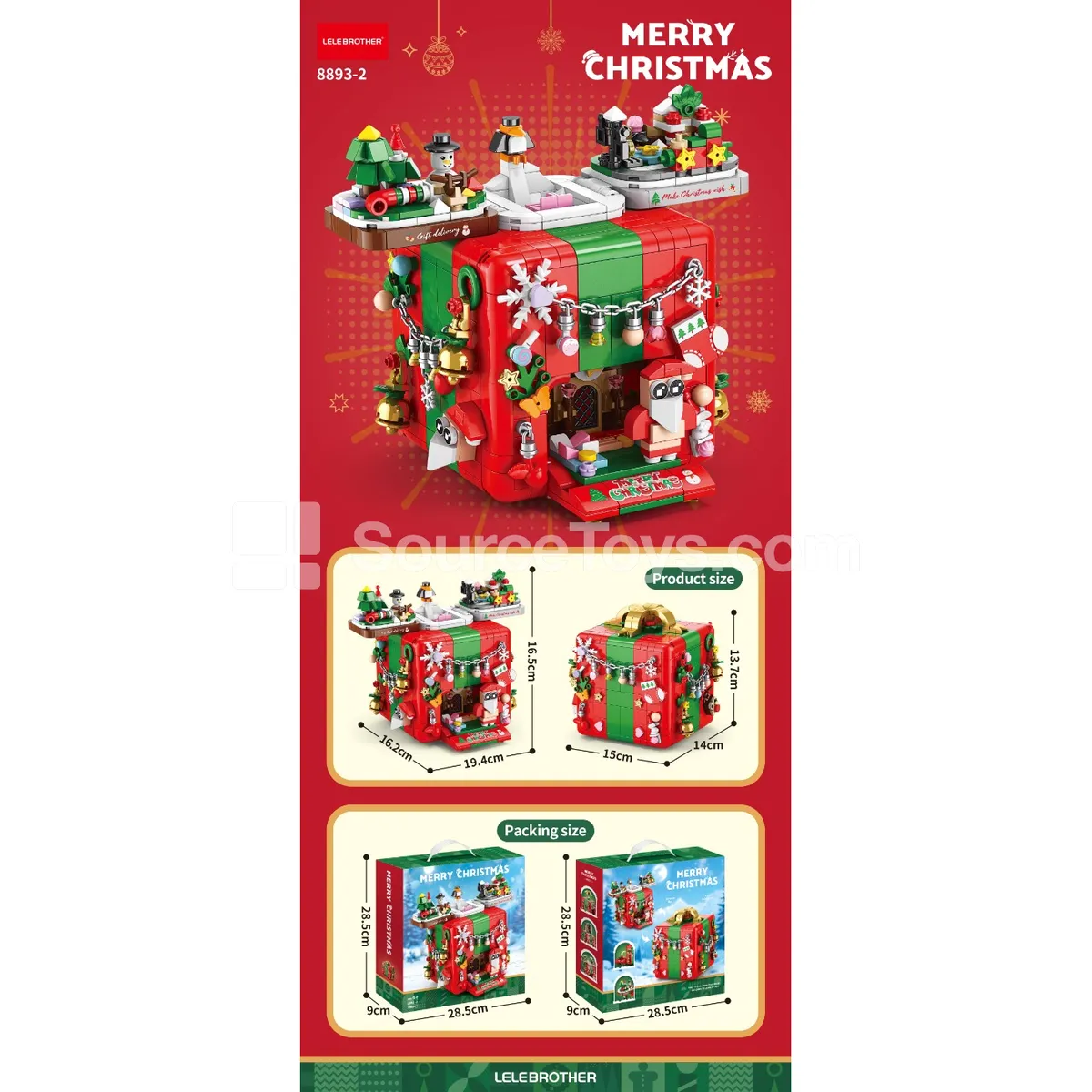 Christmas Mechanism Box 1100PCS Christmas Mechanism Box 1100PCS