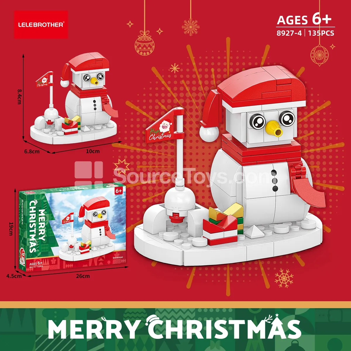 Snowman 135 Pcs Building Blocks Set Snowman 135 Pcs Building Blocks Set