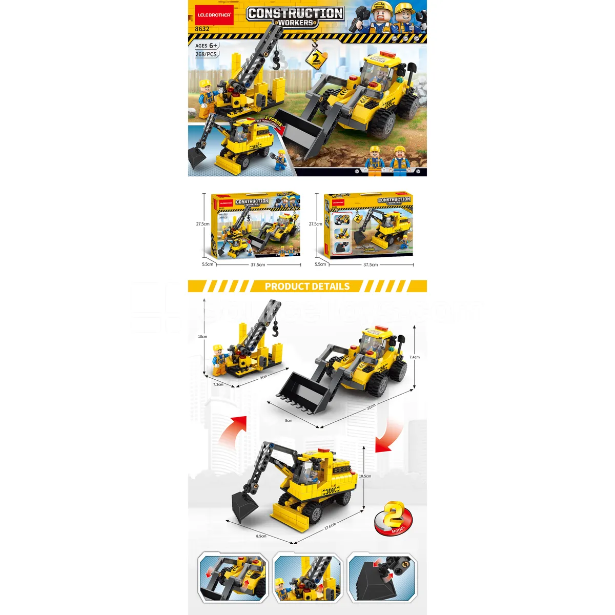 Hydraulic Excavator 268PCS Hydraulic Excavator 268PCS