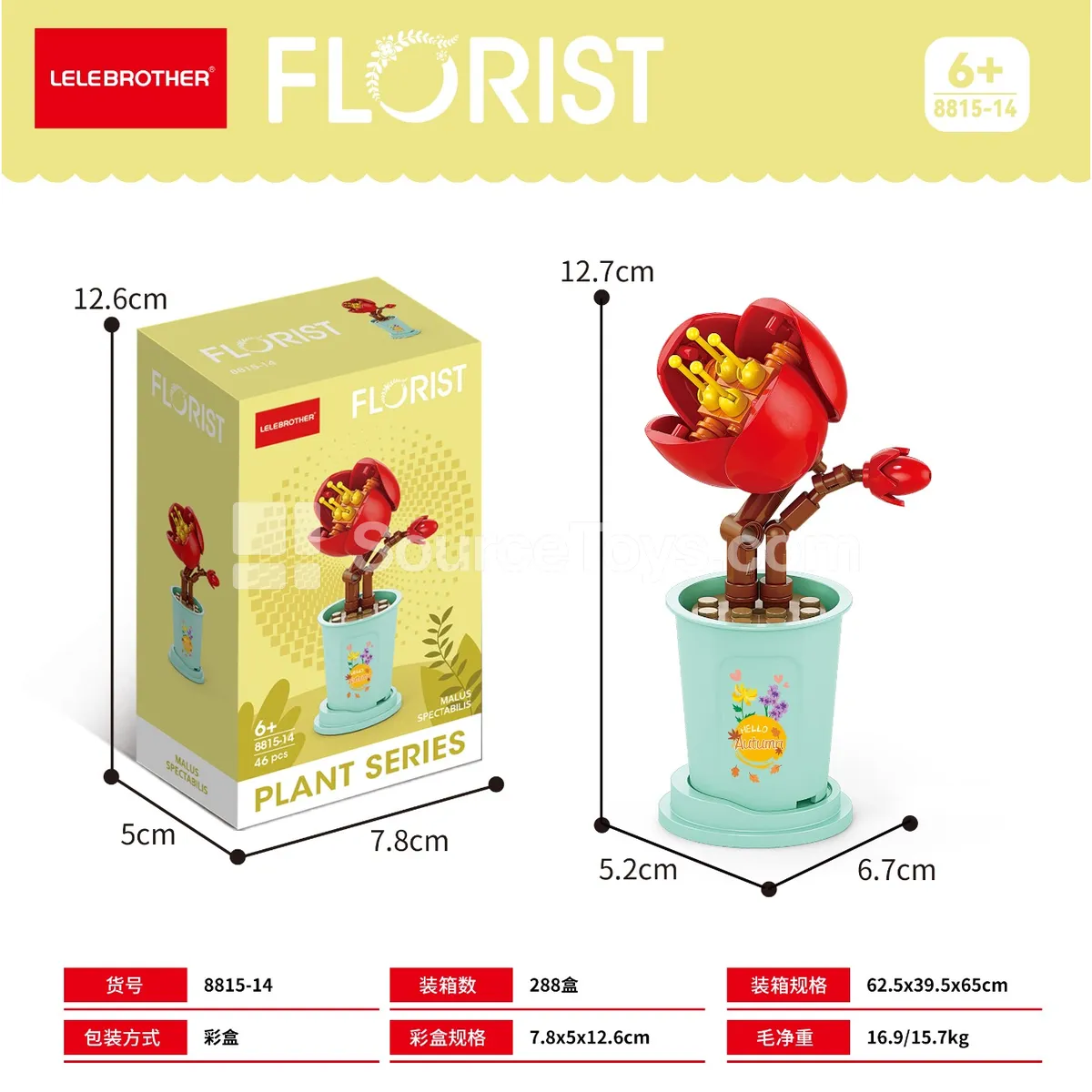 46-Piece Begonia Autumn Set 46-Piece Begonia Autumn Set