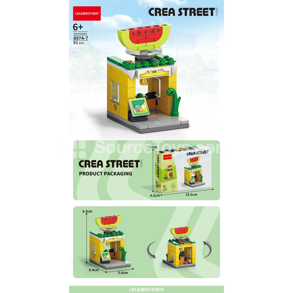 Fruit Shop Pretend Play Set 91 Pcs Fruit Shop Pretend Play Set 91 Pcs