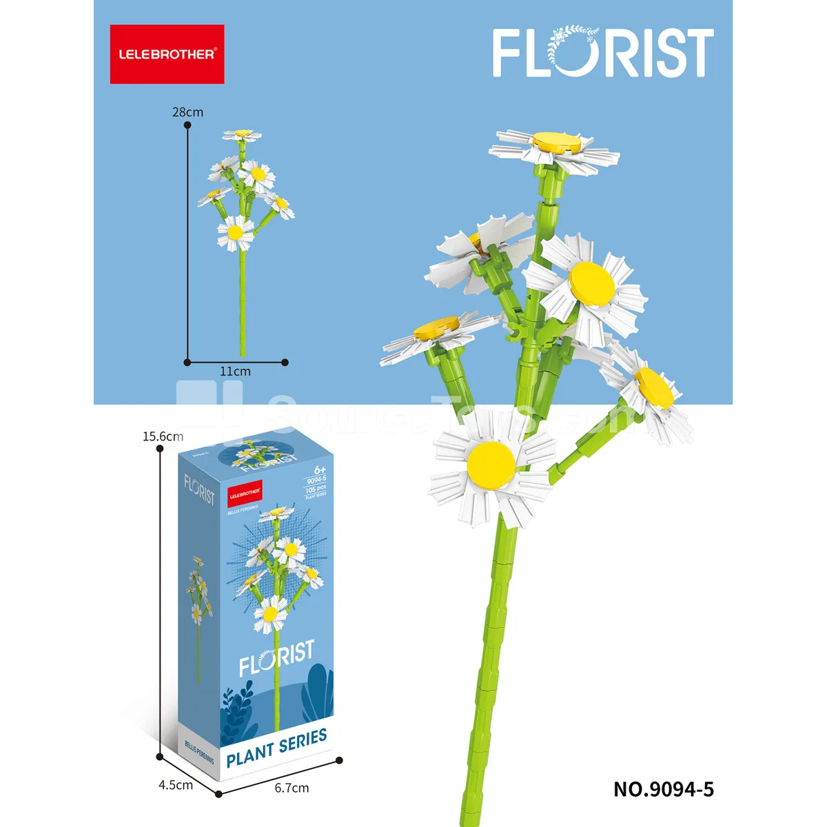 Daisy 105pcs Building Blocks Daisy 105pcs Building Blocks