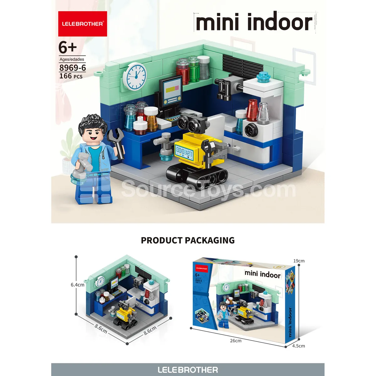 Scientist 166 PCS Building Blocks Set Scientist 166 PCS Building Blocks Set