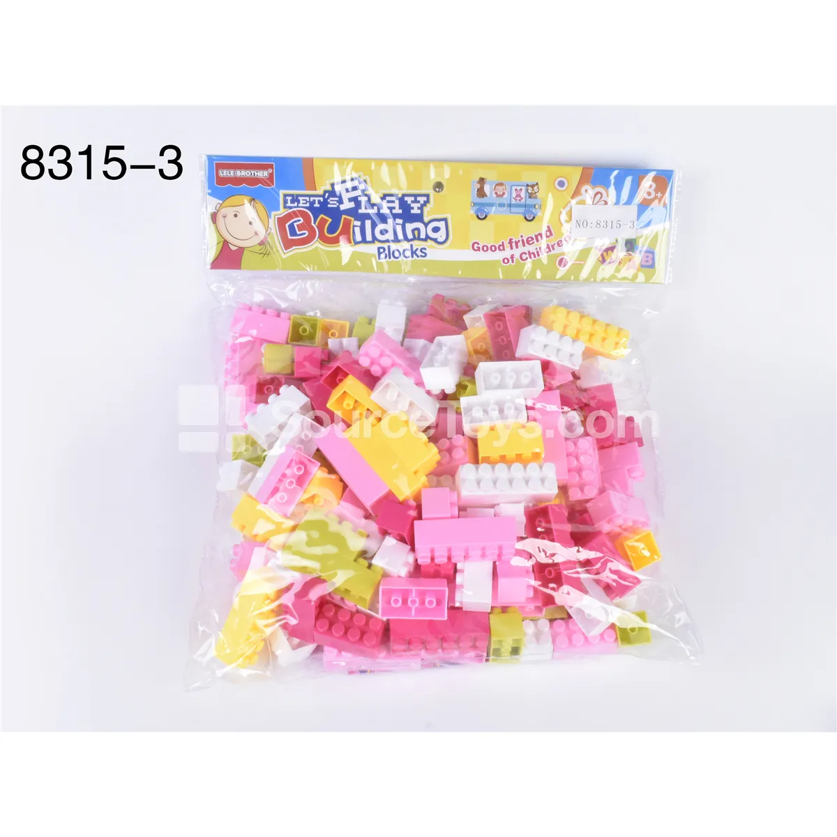 Girls Series Building Blocks Assorted Colors 455g 140-160pcs