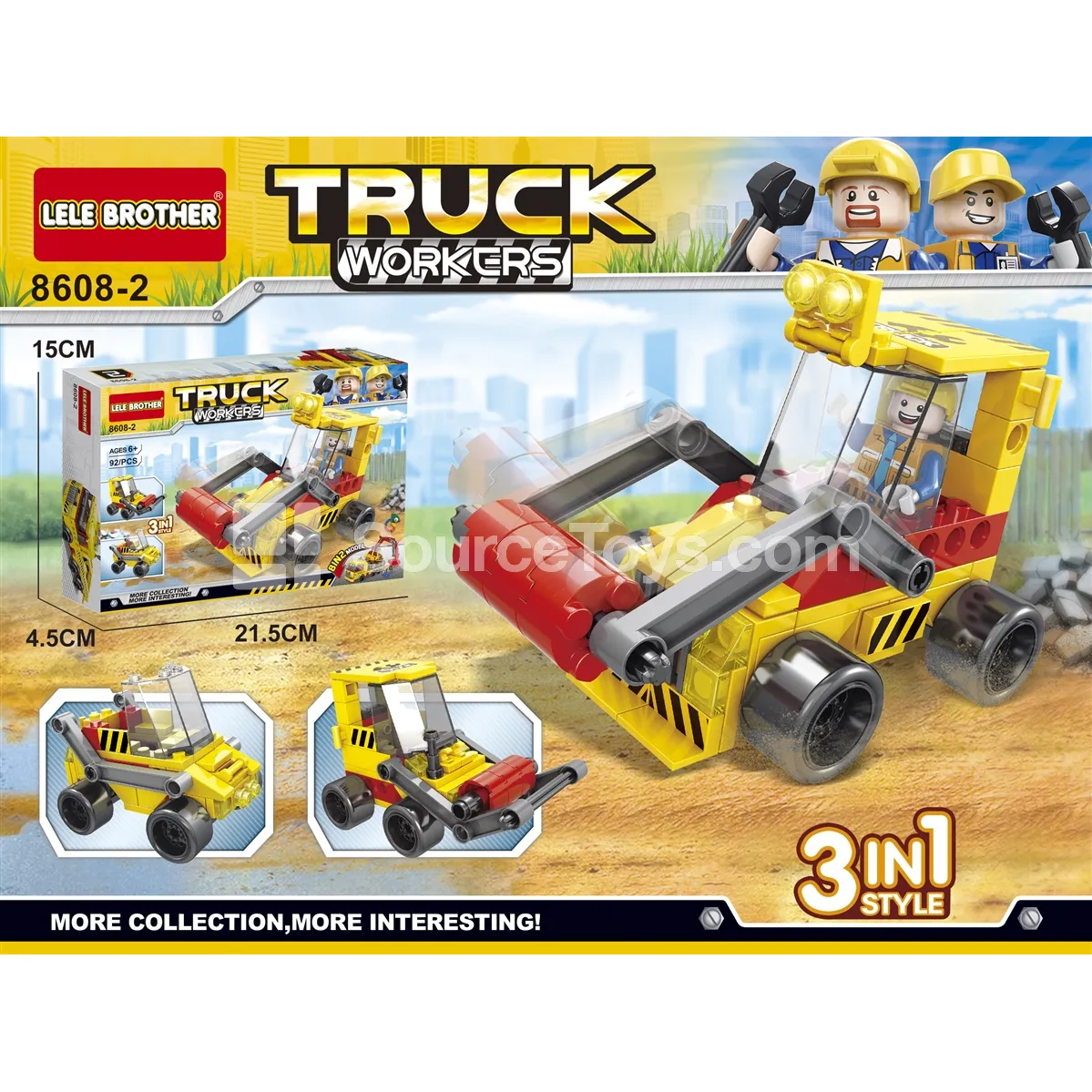 Construction Truck Set 92PCS Construction Truck Set 92PCS