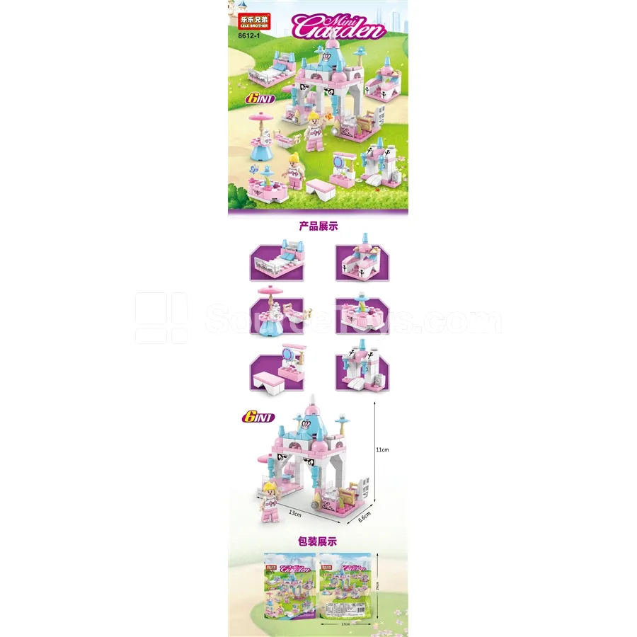 Mini Bag 6-in-1 Building Blocks Set 131pcs Mini Bag 6-in-1 Building Blocks Set 131pcs