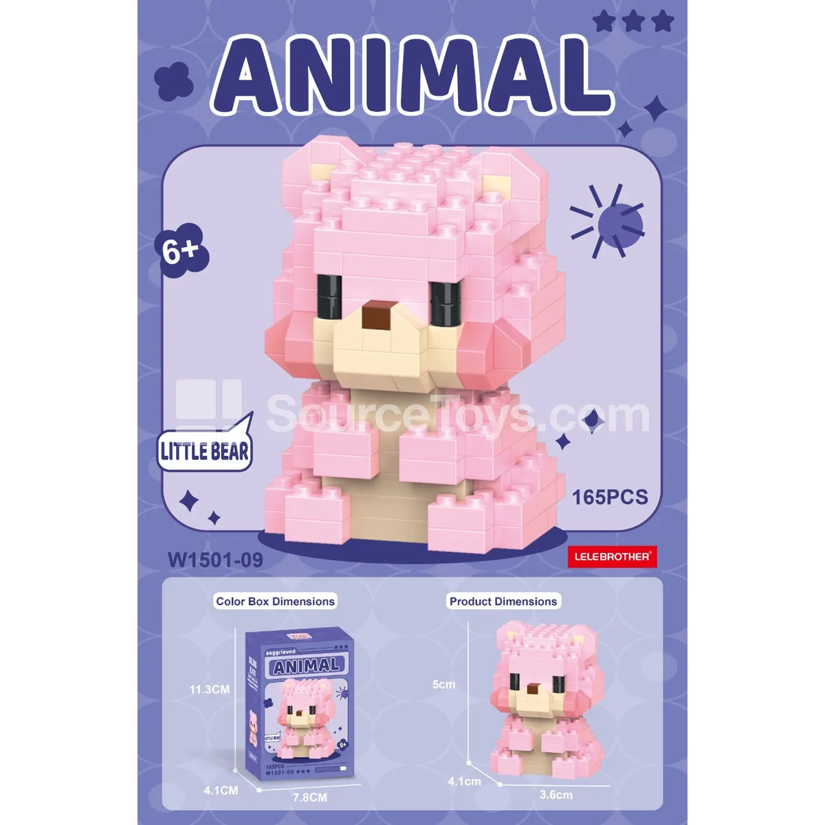 Sulky Bear 165PCS Building Blocks Sulky Bear 165PCS Building Blocks