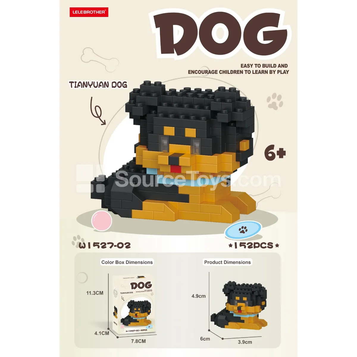 Farm Dog Black 152-Piece Set Farm Dog Black 152-Piece Set