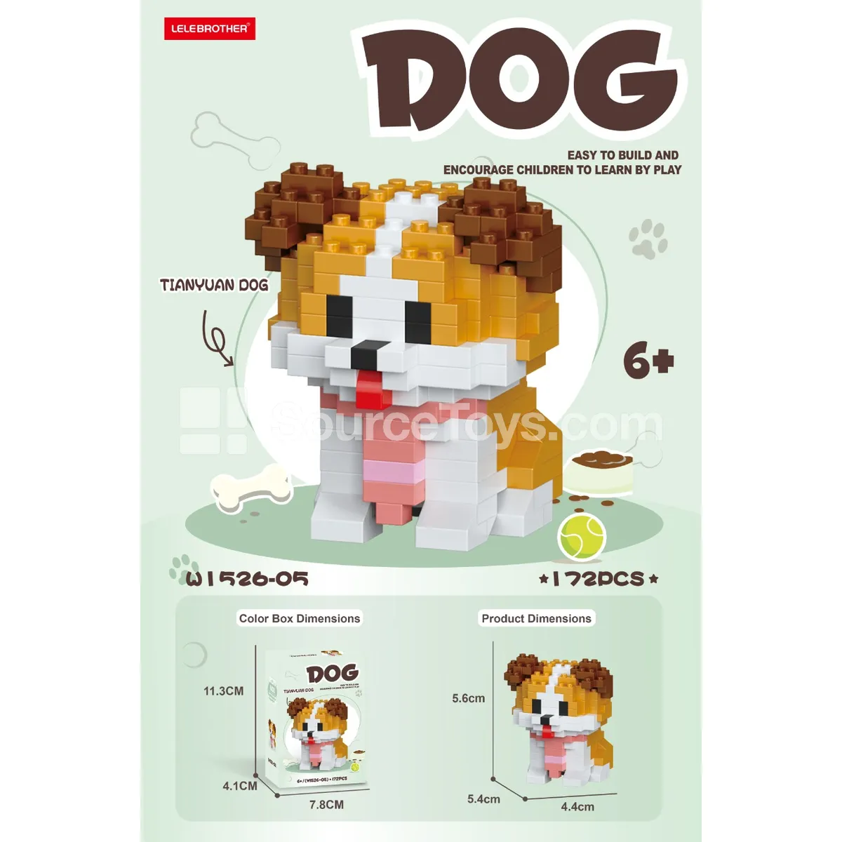 Tan Brown Dog 172pcs Vinyl Figure Tan Brown Dog 172pcs Vinyl Figure