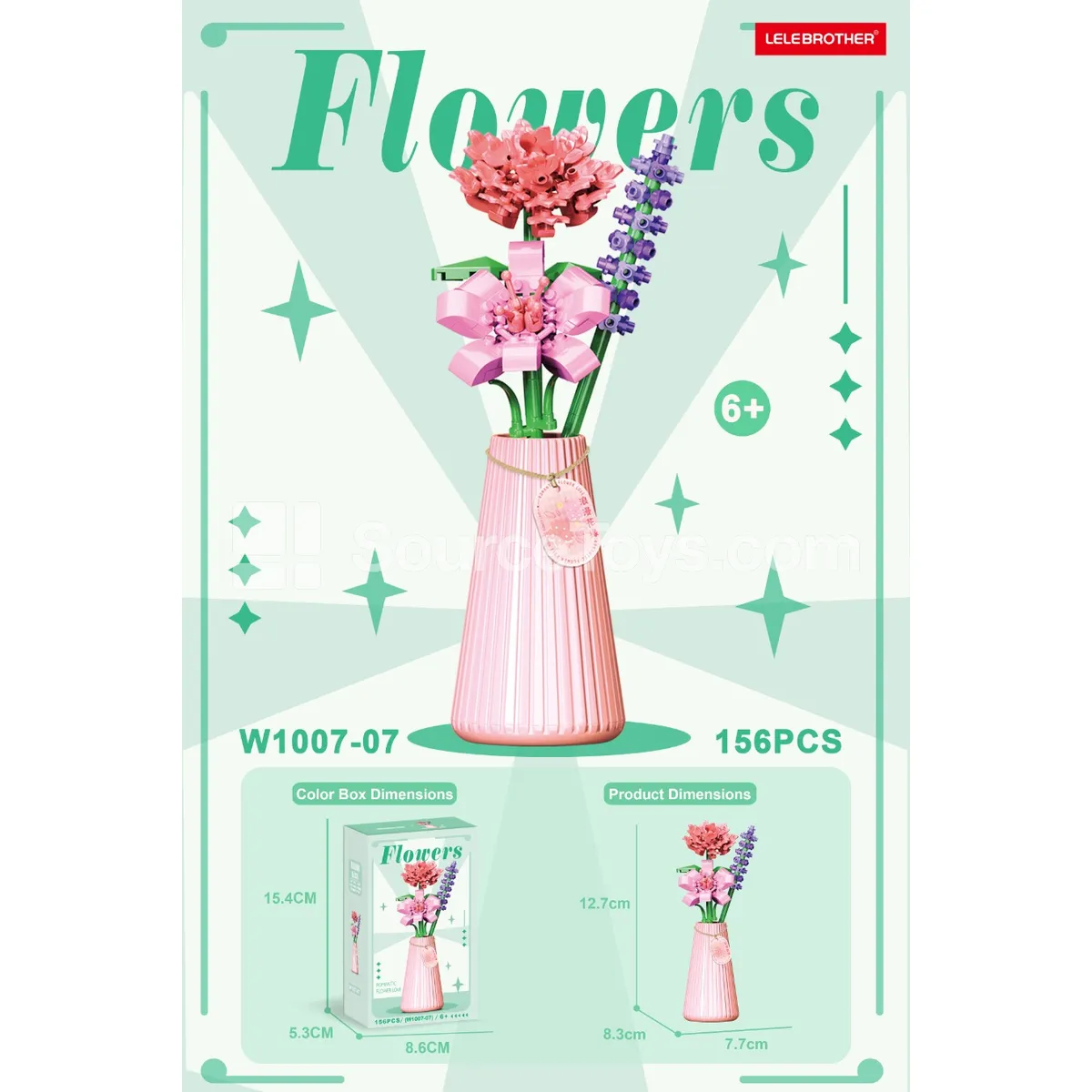 Romantic Flower Garden 156PCS Romantic Flower Garden 156PCS