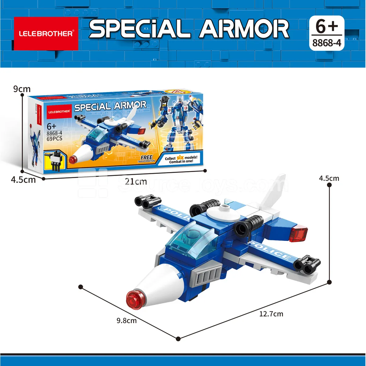 Meteor Fighter Jet 69PCS Building Set Meteor Fighter Jet 69PCS Building Set