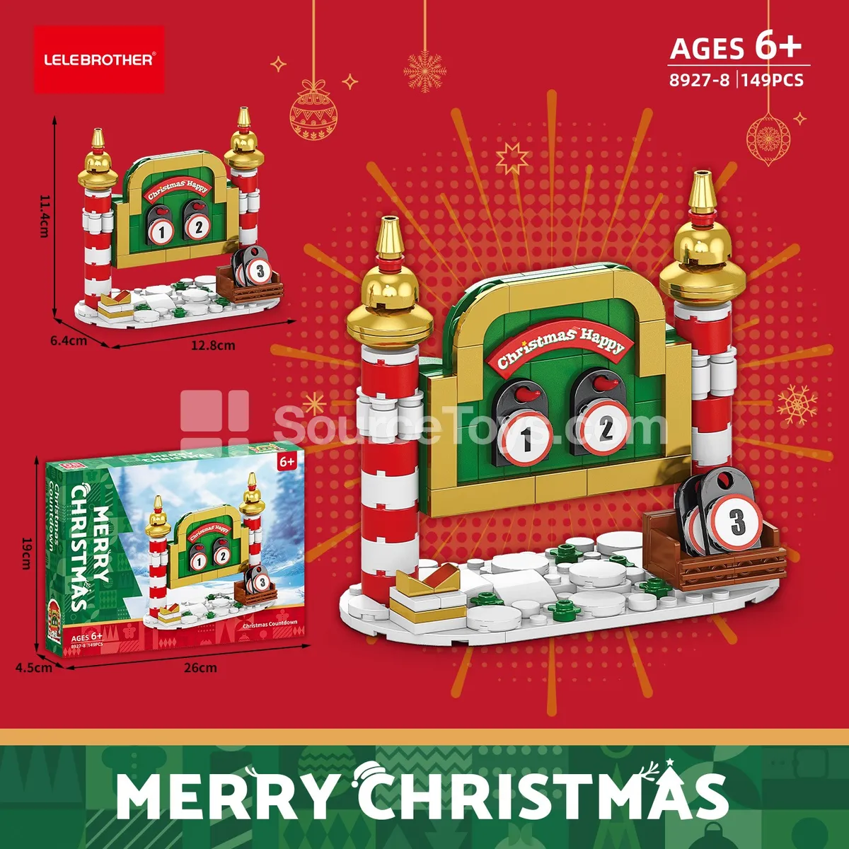 Christmas Countdown 149PCS Advent Calendar Christmas Countdown 149PCS Advent Calendar